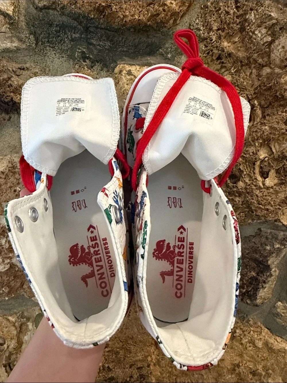 Converse dinoverse high tops kids 3 unisex